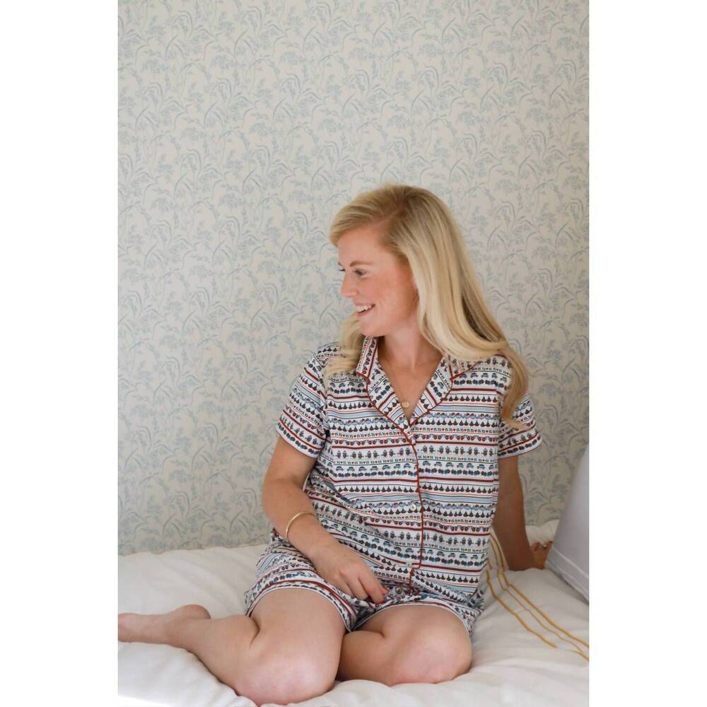 NEW ERICA WILSON short pajama set in stroll